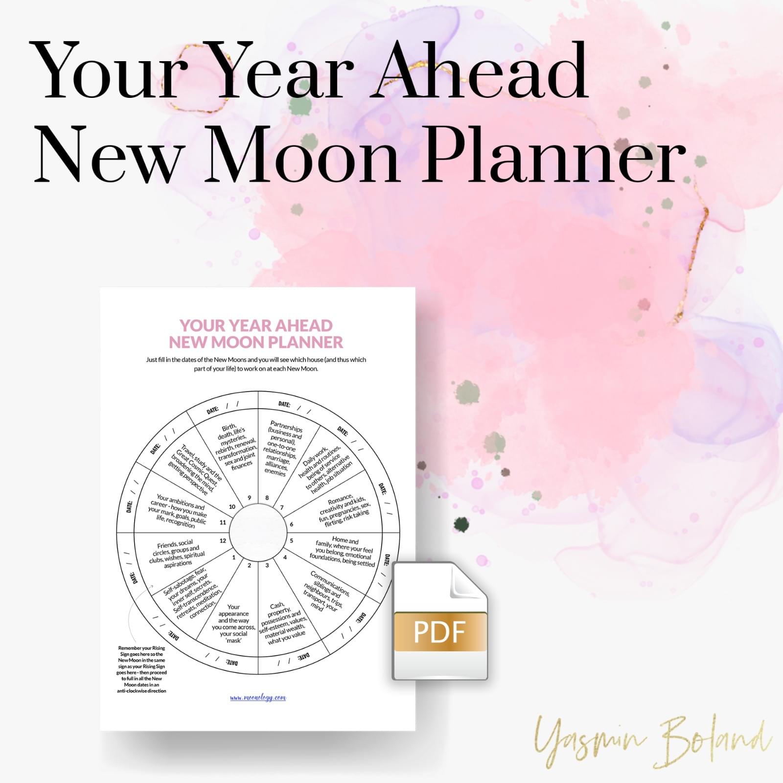 New Moon Planner
