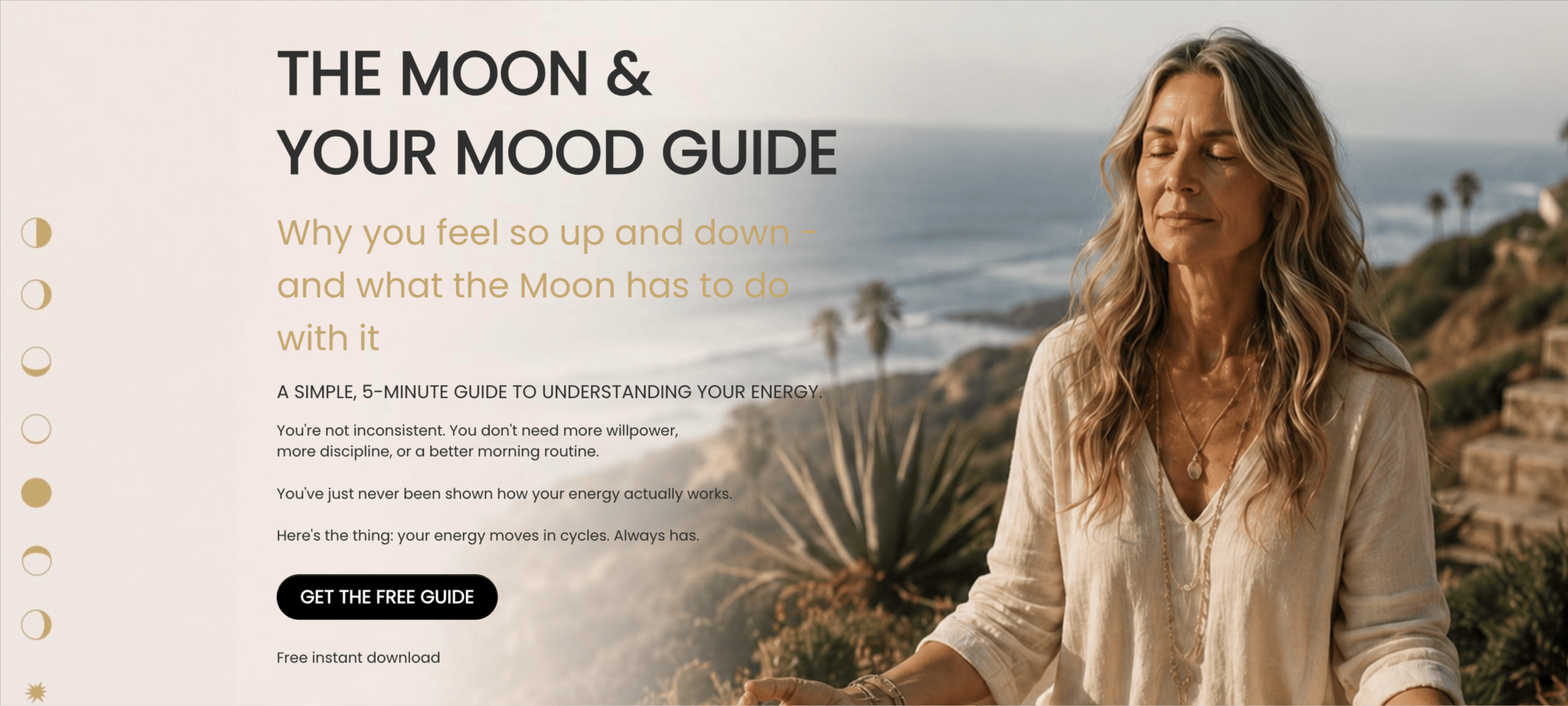 Moon & Your Mood Guide | Free Moon Phases Guide by Yasmin Boland